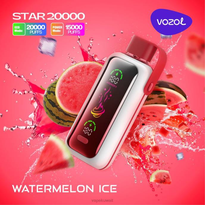 Vape KW TNLT3 ثلج البطيخ VOZOL STAR 20000