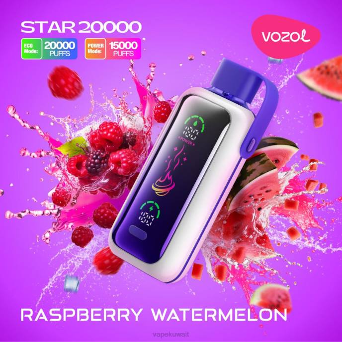 Vape Pod System TNLT19 البطيخ التوت VOZOL STAR 20000