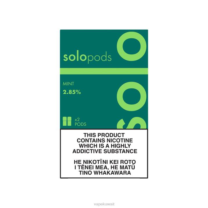 Vape الكويت نعناع - Solo جراب بديل 2-pack T26052
