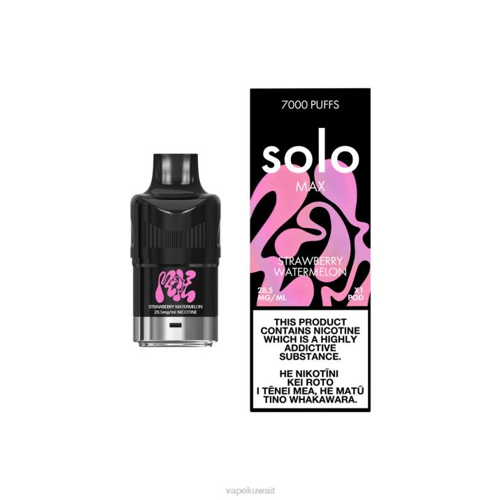 Vape الكويت الفراولة والبطيخ - Solo MAX جراب T26088