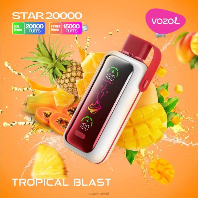 Vape الكويت TNLT2 الانفجار الاستوائي VOZOL STAR 20000
