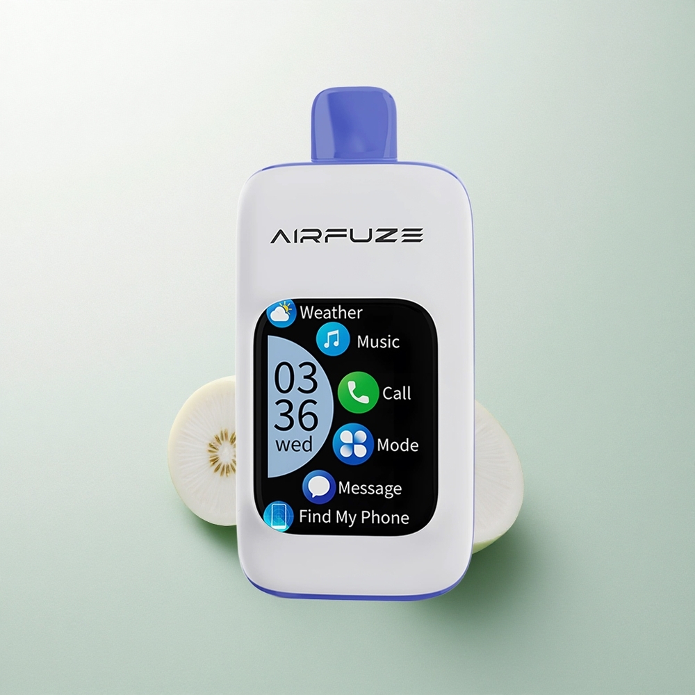 AirFuze Smart Pro 40000 Puffs نعنعة ميامي الذكية بـ20مل عصير إلكتروني و900 ملي أمبير