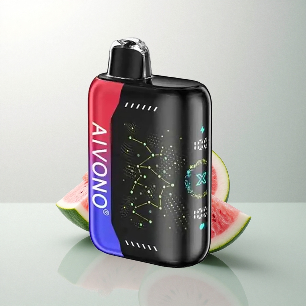Aivono Aim Boom 25000 Puffs بطيخ كرز مثلج 650 مللي أمبير بدون نيكوتين