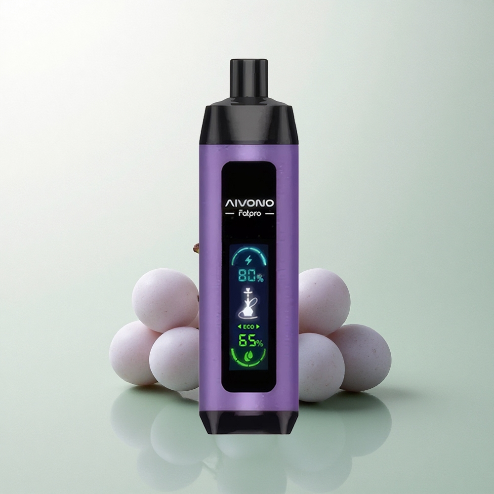 Aivono Aim Fatpro 22000 Puffs نعناع العنب 600 مللي أمبير
