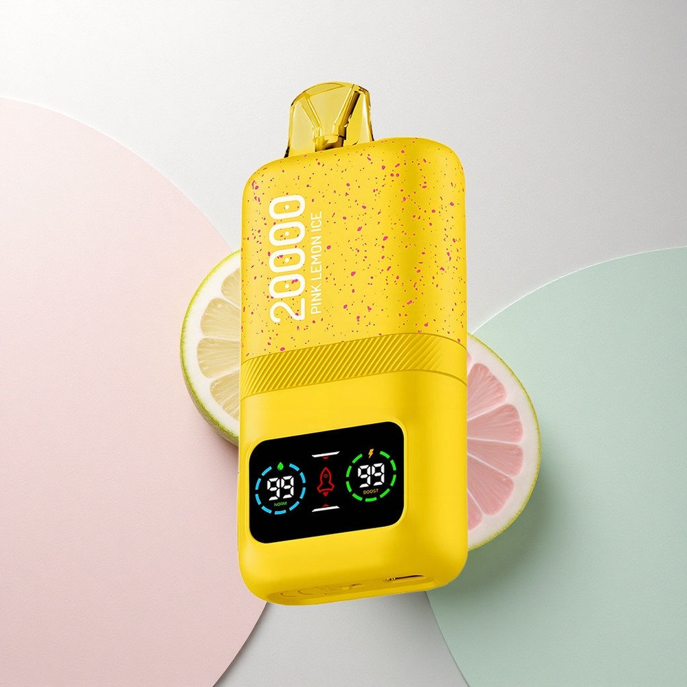 Aivono Aim Magic 20000 Puffs عصير الليمون الوردي الجليدي بنيكوتين 5% وبطارية 600 مللي أمبير