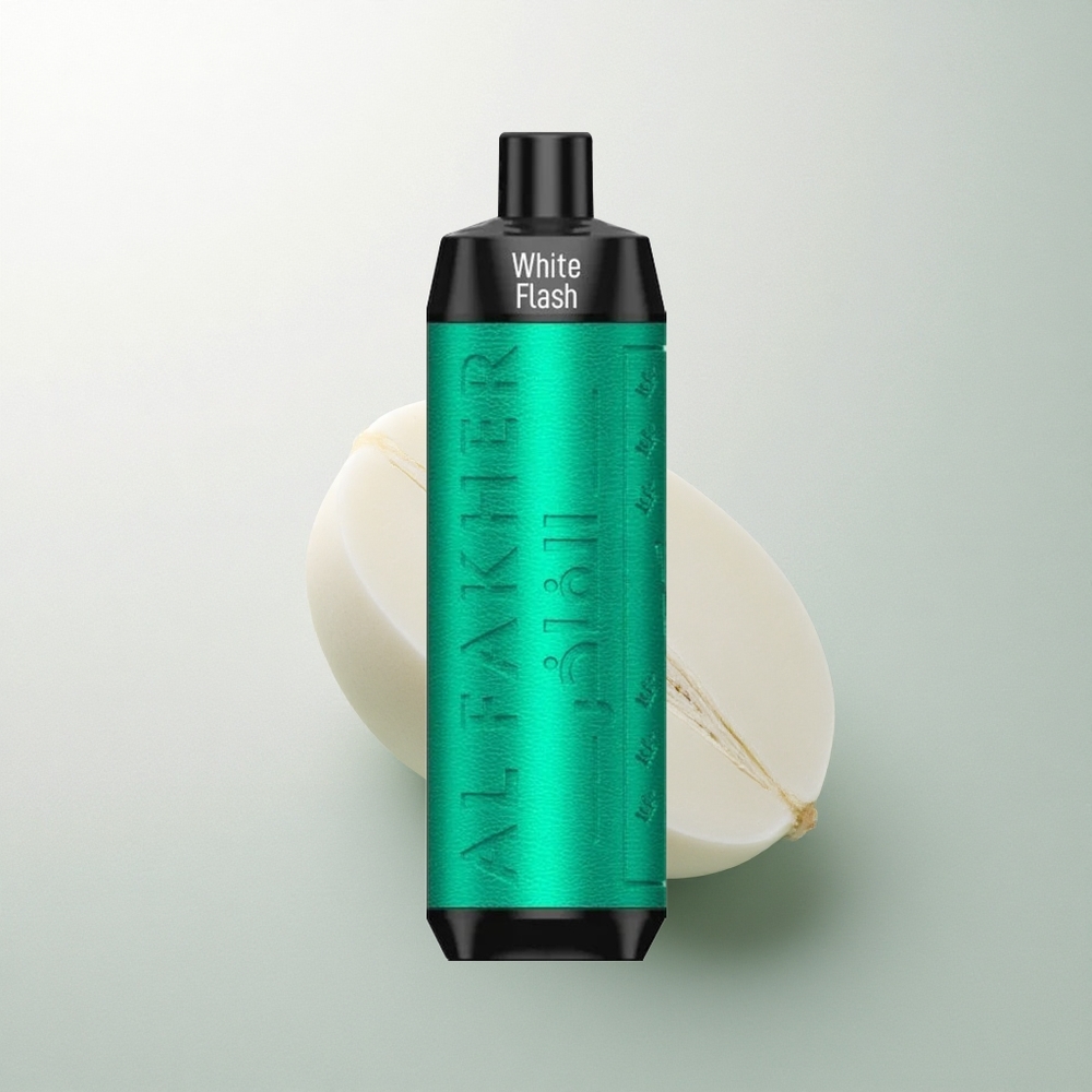 Al Fakher Crown Bar 8000 Crystal الفلاش الأبيض 18مل سائل 5ملغ نيكوتين 600ميلي أمبير