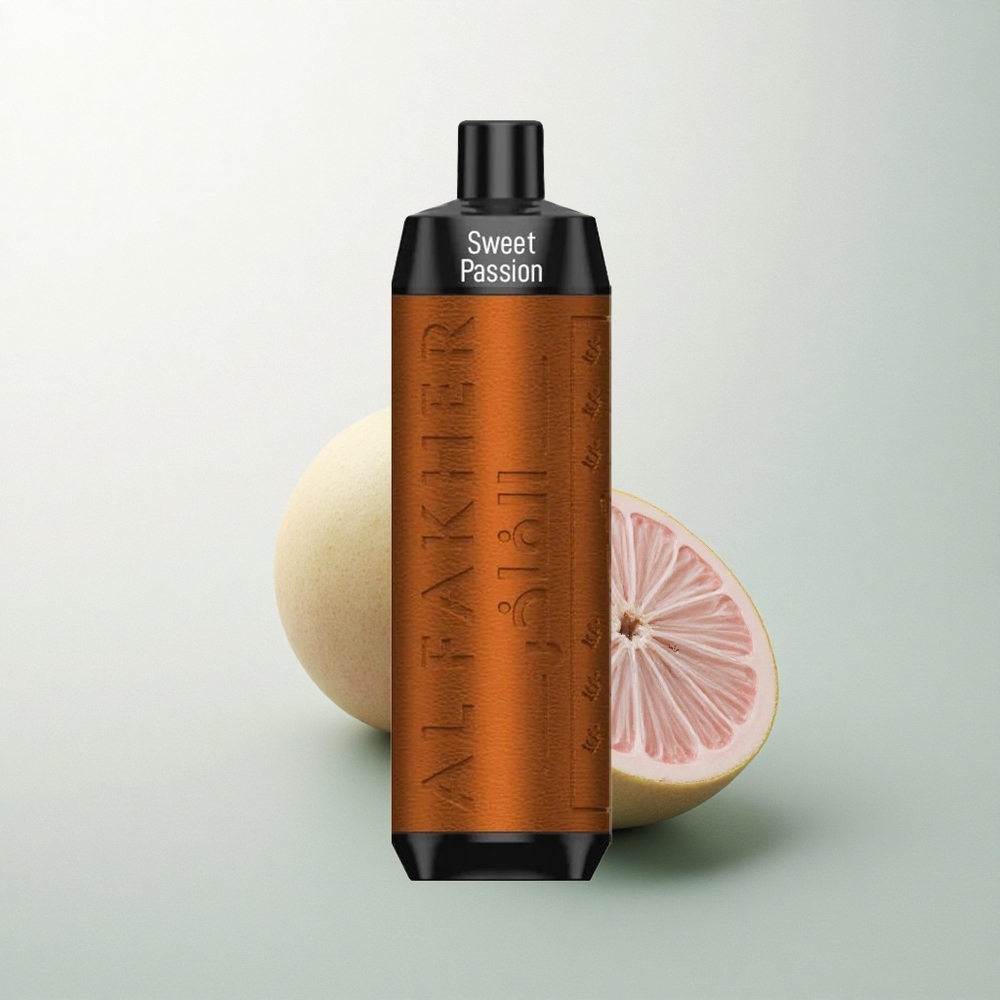 Al Fakher Crown Bar 8000 Crystal العاطفة الحلوة للفاكهة مع 5 ملغم نيكوتين و 600 مللي أمبير