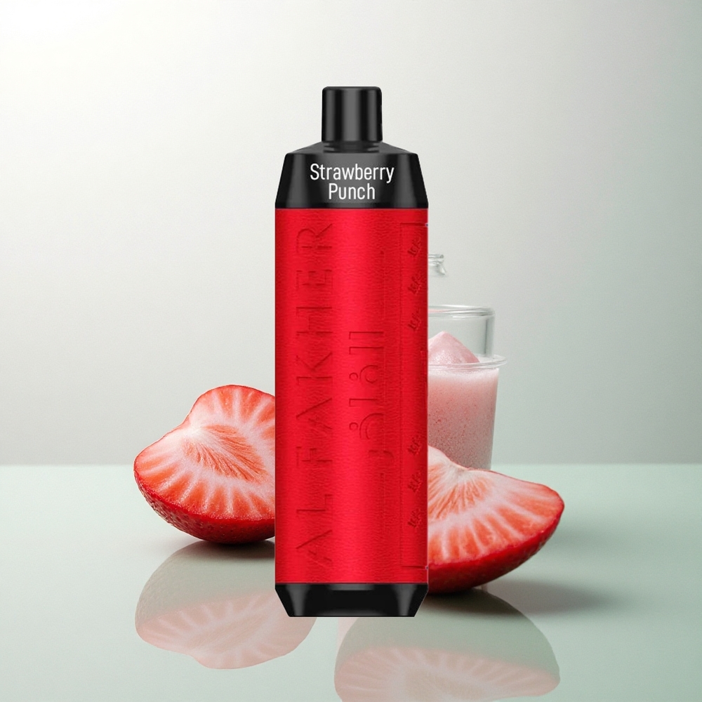 Al Fakher Crown Bar 8000 Crystal فراولة بانش 600ماه 18مل