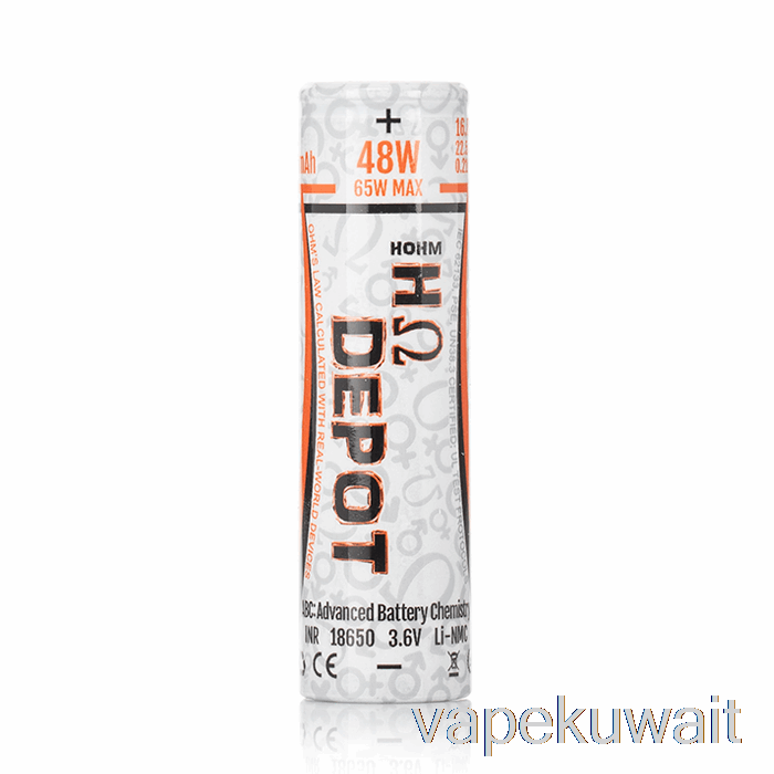 Hohm Depot 18650 3005mah 16.8a بطارية واحدة Vape الكويت