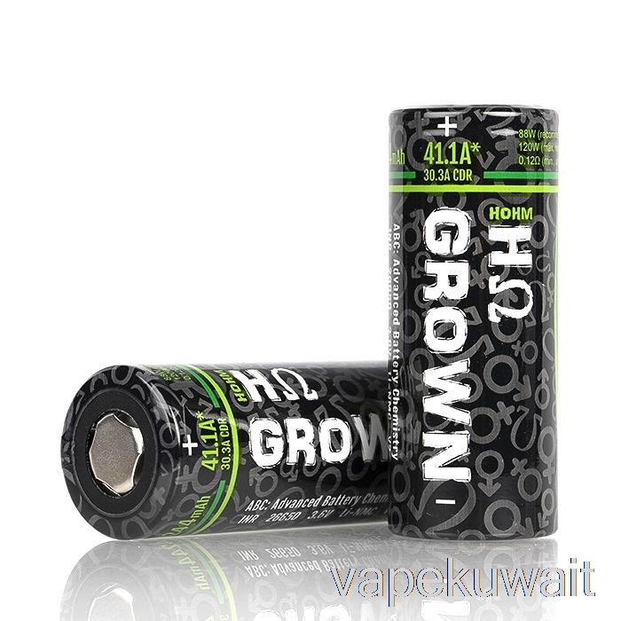 Hohm Tech Grown 2 26650 4244mah 30.3a بطارية Grown2 - مجموعات جراب Vape ببطارية واحدة