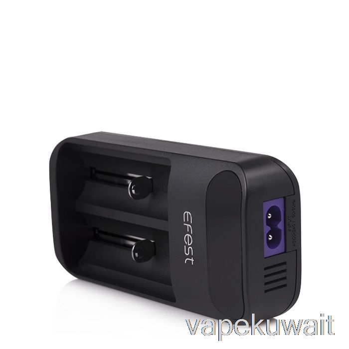 Efest Lush Q2 2-Bay شاحن بطارية LED ذكي نظام جراب Vape