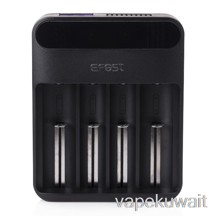 Efest Lush Q4 4-Bay ذكي LED شاحن بطارية Vape Pod System