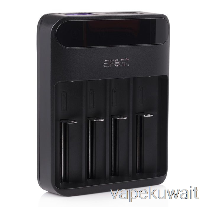 Efest Lush Q4 4-Bay ذكي LED شاحن بطارية Vape Pod System