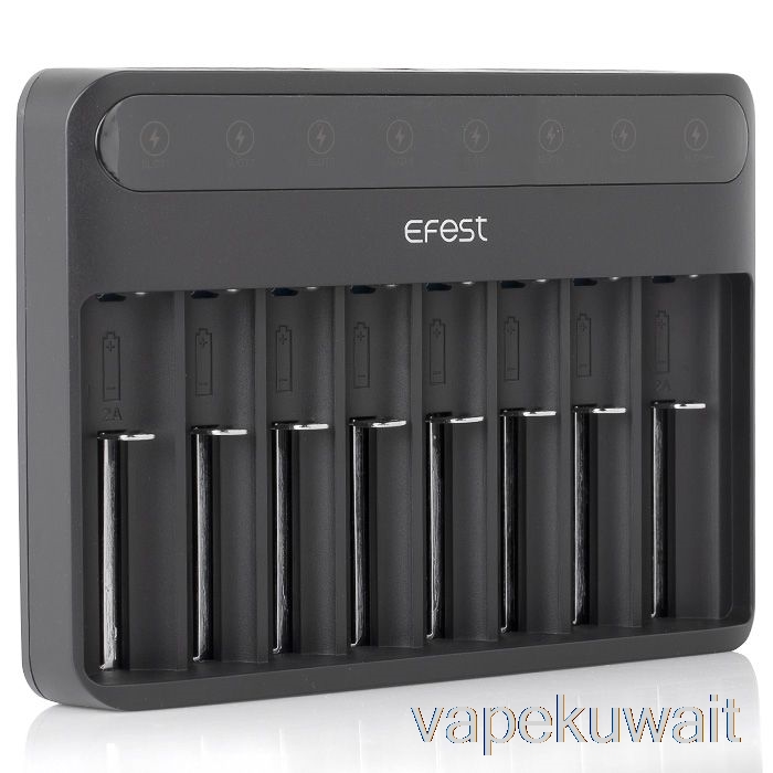 Efest Lush Q8 8 Bay شاحن البطارية الذكي Vape Pod Kits