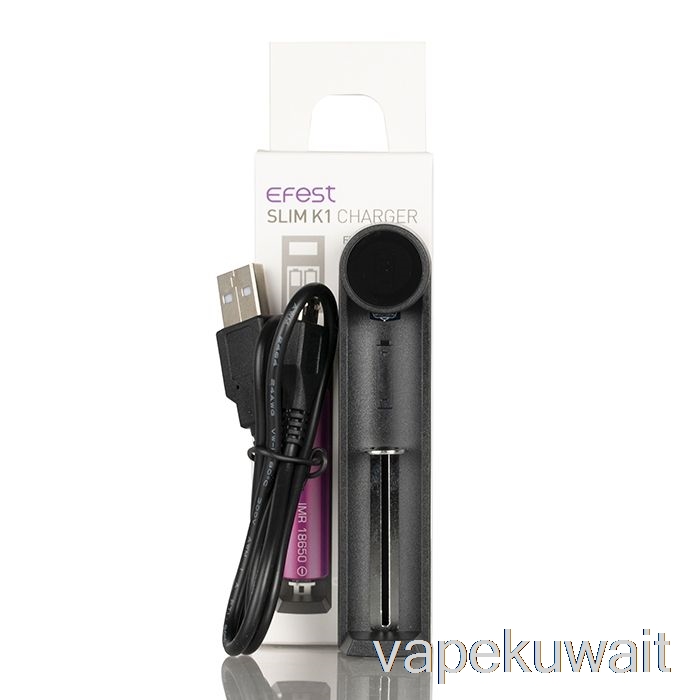 مجموعات جراب Vape لشاحن البطارية بفتحة واحدة من Efest Slim K1