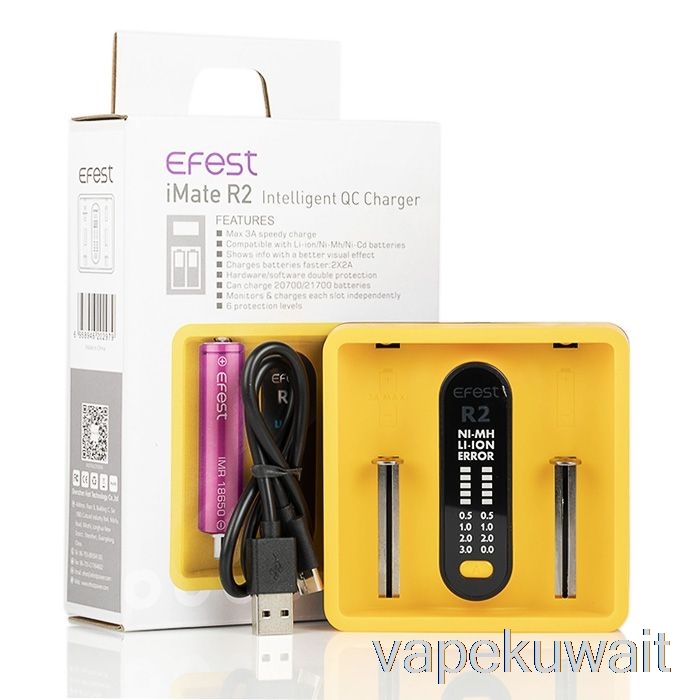 شاحن Efest Imate R2 الذكي QC في الكويت