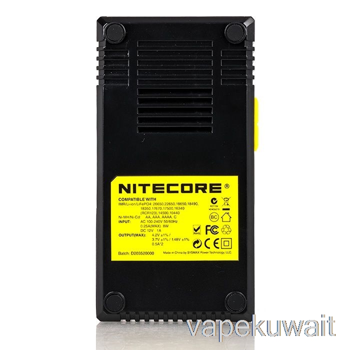 شاحن بطارية Nitecore D2 (2 خليج) نظام جراب Vape