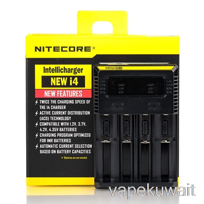 شاحن بطارية Nitecore I4 V2 (4-bay) نظام جراب Vape