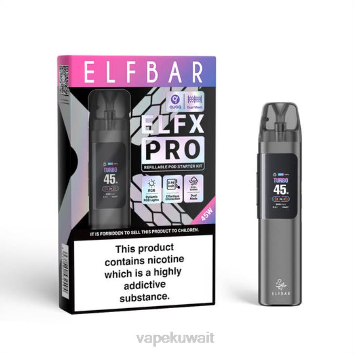 ELFBAR ELFX Pro افتح جهاز POD رمادي PZ4Z3