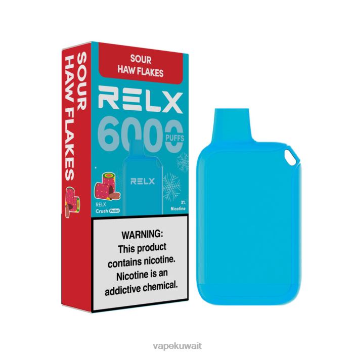 Vape الكويت رقائق الزعرور الحامضة - RELX Crush Pocket 6000 الجليدية LXTPN16
